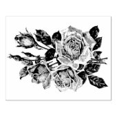 Floral Rose Bouquet Rubberstempel (Afrduk)