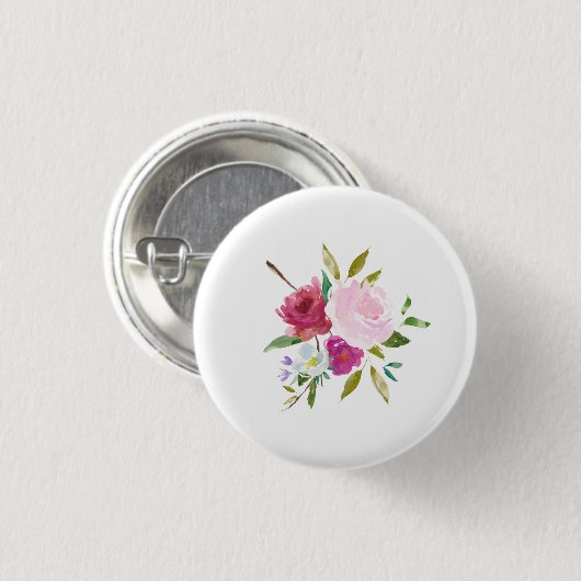 Floral Round Button Bouquet (Voorkant /achterkant)
