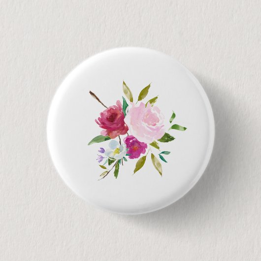 Floral Round Button Bouquet (Voorkant)