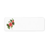  Floral, roze Camellia Flowers door Redoute Etiket (Voorkant)