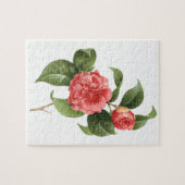 Floral, roze Camellia Flowers door Redoute Legpuzzel (Horizontaal)
