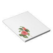  Floral, roze Camellia Flowers door Redoute Notitieblok (Schuin)