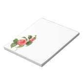  Floral, roze Camellia Flowers door Redoute Notitieblok (Linkerzijde)