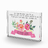 Floral roze de Manuscript van de Banner van Roses Fotoblokken (Rechts)
