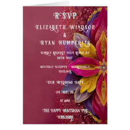 Floral Roze Elegantie Trouwen Collectie