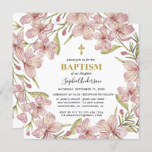 Floral roze en goudmakreel