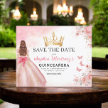 Floral roze goud prinses verjaardag quinceanera flyer<br><div class="desc">Vier in stijl met de Floral Pink en Gold Princess Birthday Quinceañera uitnodiging. Dit elegante ontwerp is voorzien van zachte roze bloemen in combinatie met luxe gouden accenten, perfect voor een vorstelijke en gedenkwaardige 15e verjaardag. De uitnodiging belichaamt genade en sophisticatie, geschikt voor een prinses. De delicate bloemendetails en glinsterende...</div>