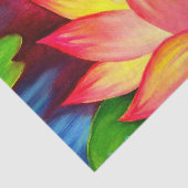 Floral roze Lotus Decoupage Painting Tissuepapier (Detail)
