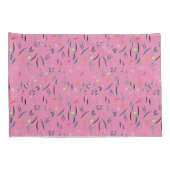 FLORAL Roze | MONOGRAM | Schrift Kussensloop (Achterkant-Rechts)