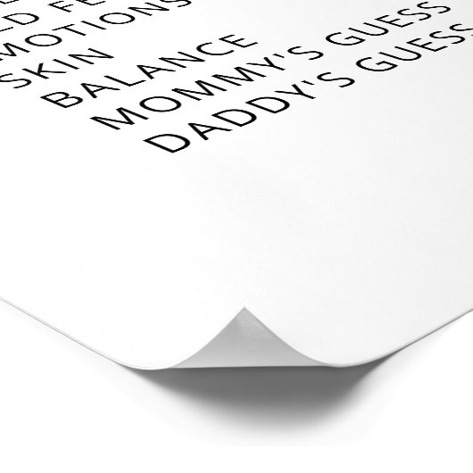 Floral roze of blue Old Wives Tales Poster (Hoek)