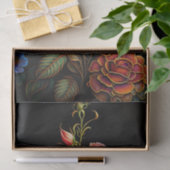 Floral roze Rose Bouquet Artwork Small Tissuepapier (Geschenk)