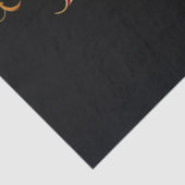 Floral roze Rose Bouquet groot Tissuepapier (Detail)