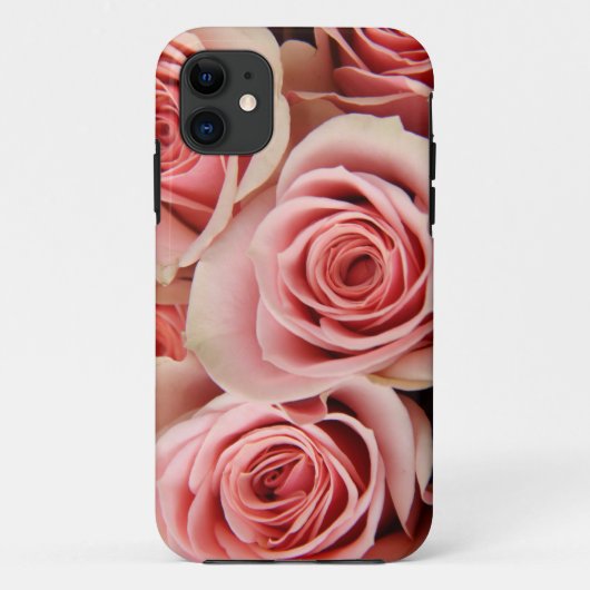 Floral, roze rozen, petalen glad als zijde, iPhone Case-Mate iPhone Case (Achterkant)
