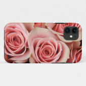 Floral, roze rozen, petalen glad als zijde, iPhone Case-Mate iPhone Case (Achterkant (horizontaal))