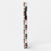 Floral roze, uniek Case-Mate iPhone case (Achterkant/links)