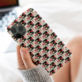 Floral roze, uniek Case-Mate iPhone case