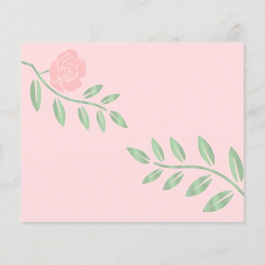 Floral roze unieke en grappige bruidsmaidbaan (Achterkant)