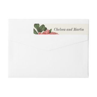 Floral | Roze zwart-wit