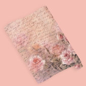 Floral Rozen Antiek handschrift Cadeaupapier