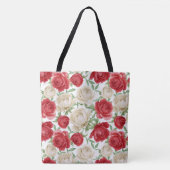 Floral Rozen Canvas tas (Voorkant)