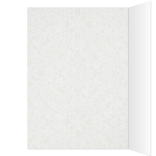 Floral Rozen Crucifix Wedding Rings (Binnen (Links))