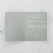 Floral Rozen Dress Vrijgezellenfeest Kaart (Binnen)