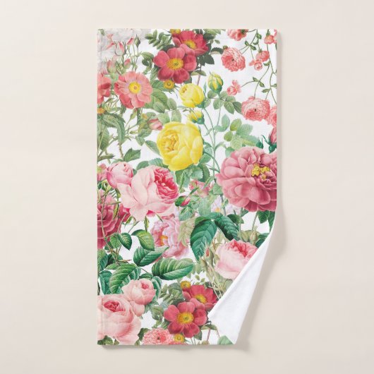 Floral Rozen  lentestuin Bad Handdoek (Handdoek)