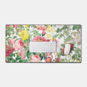 Floral Rozen  lentestuin Bureaumat (Keyboard & Muis)