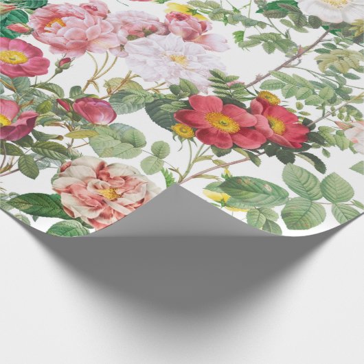 Floral Rozen  lentestuin Cadeaupapier (Hoek)