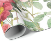 Floral Rozen lentestuin Cadeaupapier (Rol Hoek)