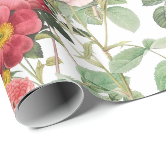 Floral Rozen  lentestuin Cadeaupapier (Rol Hoek)