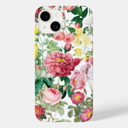 Floral Rozen  lentestuin Case-Mate iPhone Case (Achterkant)