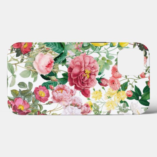 Floral Rozen  lentestuin Case-Mate iPhone Case (Achterkant (horizontaal))
