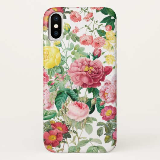 Floral Rozen  lentestuin Case-Mate iPhone Case (Achterkant)
