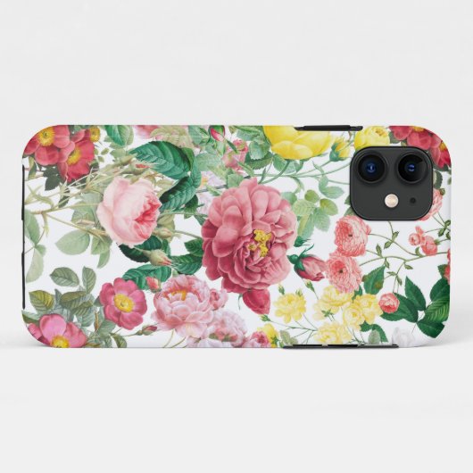 Floral Rozen lentestuin Case-Mate iPhone Case (Achterkant (horizontaal))