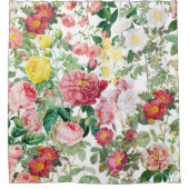 Floral Rozen lentestuin Douchegordijn (Voorkant)