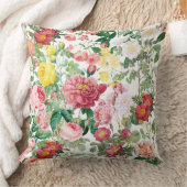 Floral Rozen lentestuin Kussen (Deken)