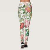 Floral Rozen lentestuin Leggings (Achterkant)