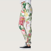 Floral Rozen lentestuin Leggings (Links)