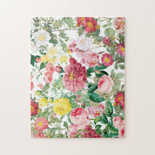 Floral Rozen  lentestuin Legpuzzel (Verticaal)