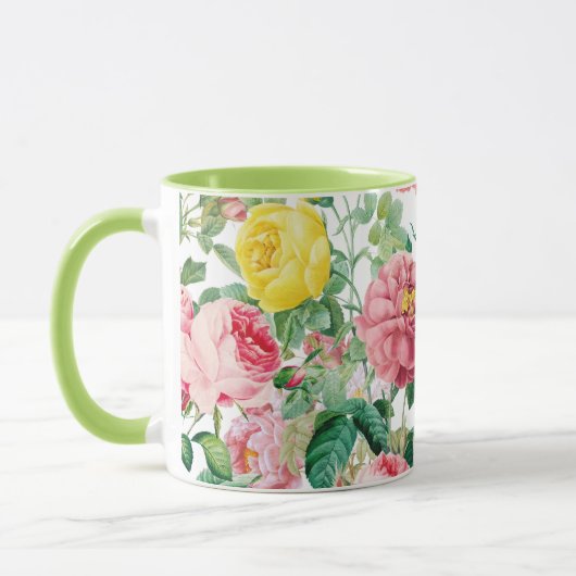 Floral Rozen  lentestuin Mok (Links)