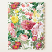 Floral Rozen lentestuin Planner (Achterkant)