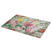 Floral Rozen lentestuin Snijplank (Hoek)