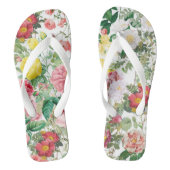 Floral Rozen  lentestuin Teenslippers (Voetbed)