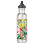 Floral Rozen  lentestuin Waterfles (Links)