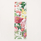 Floral Rozen  lentestuin Yogamat (Voorkant)