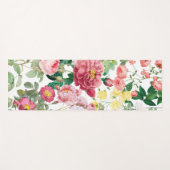 Floral Rozen  lentestuin Yogamat (Voorkant (horizontaal))