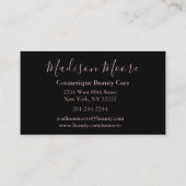 Floral Rozen Name/Business Inscripting Visitekaartje (Achterkant)