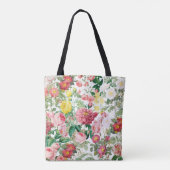 Floral Rozen Spring Garden Tote Bag (Achterkant)