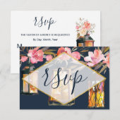 Floral RSVP (Voorkant / Achterkant)